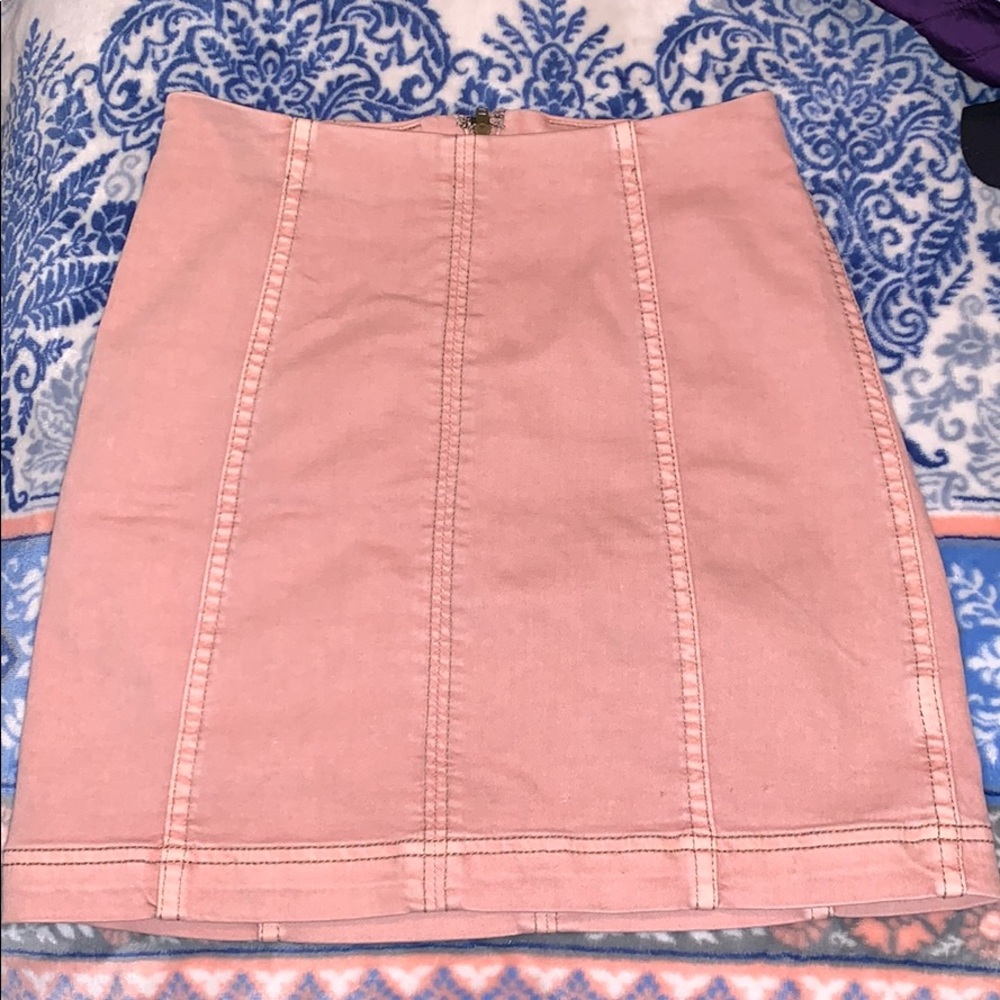 Free People Denim Skirt